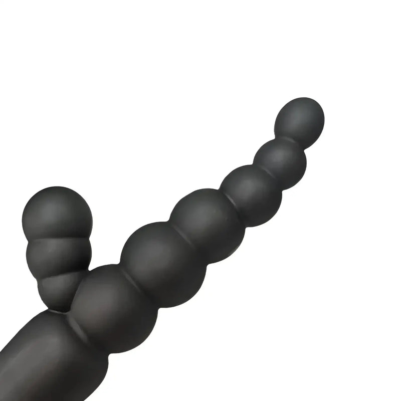 Black beaded flexible object of Analist 001 Waterproof Electric Anal Probe versatile design