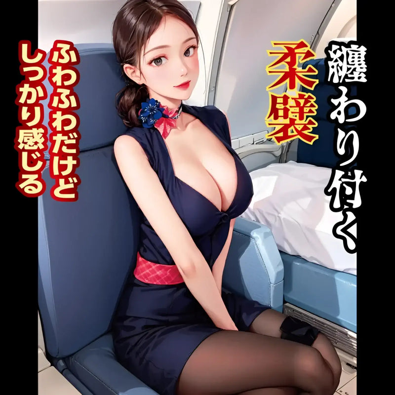 Animated seductive flight attendant for AI Actress Seductive Flight Ultimate Lust Onahole