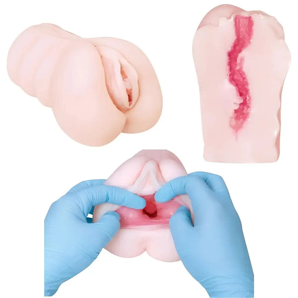 Silicone sex toy with g-spot bump and soft outer, from Meiki no Syoumei Yan Ru Yi