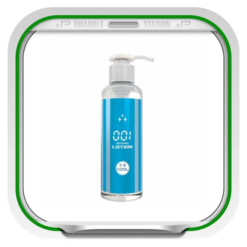 Clear bottle of Instant! 001 No-Rinse Lotion with pump, featuring AG+ excellent lotion
