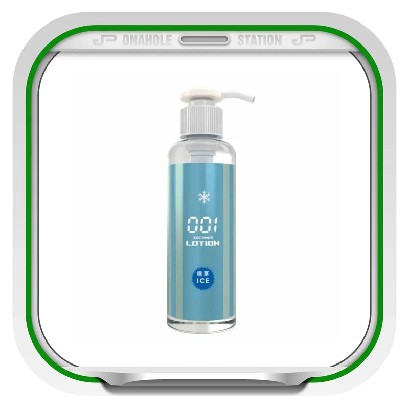 Clear bottle of Instant! 001 Second No-Rinse Lotion Ice, an excellent ag+ lotion