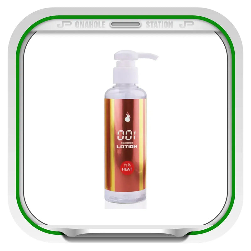 Bottle of Instant 001 Second No-Rinse Lotion Heat 180ml, an excellent lotion for pleasure