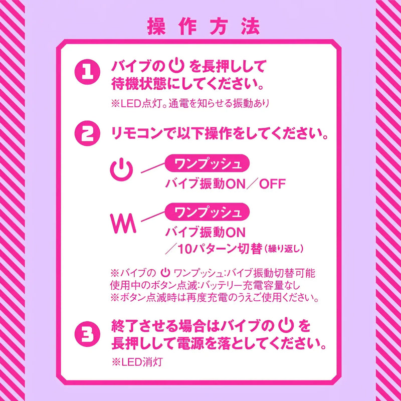 Japanese instructions for Mesuochi Back Vibe anal beads massager, dual-motor beads device