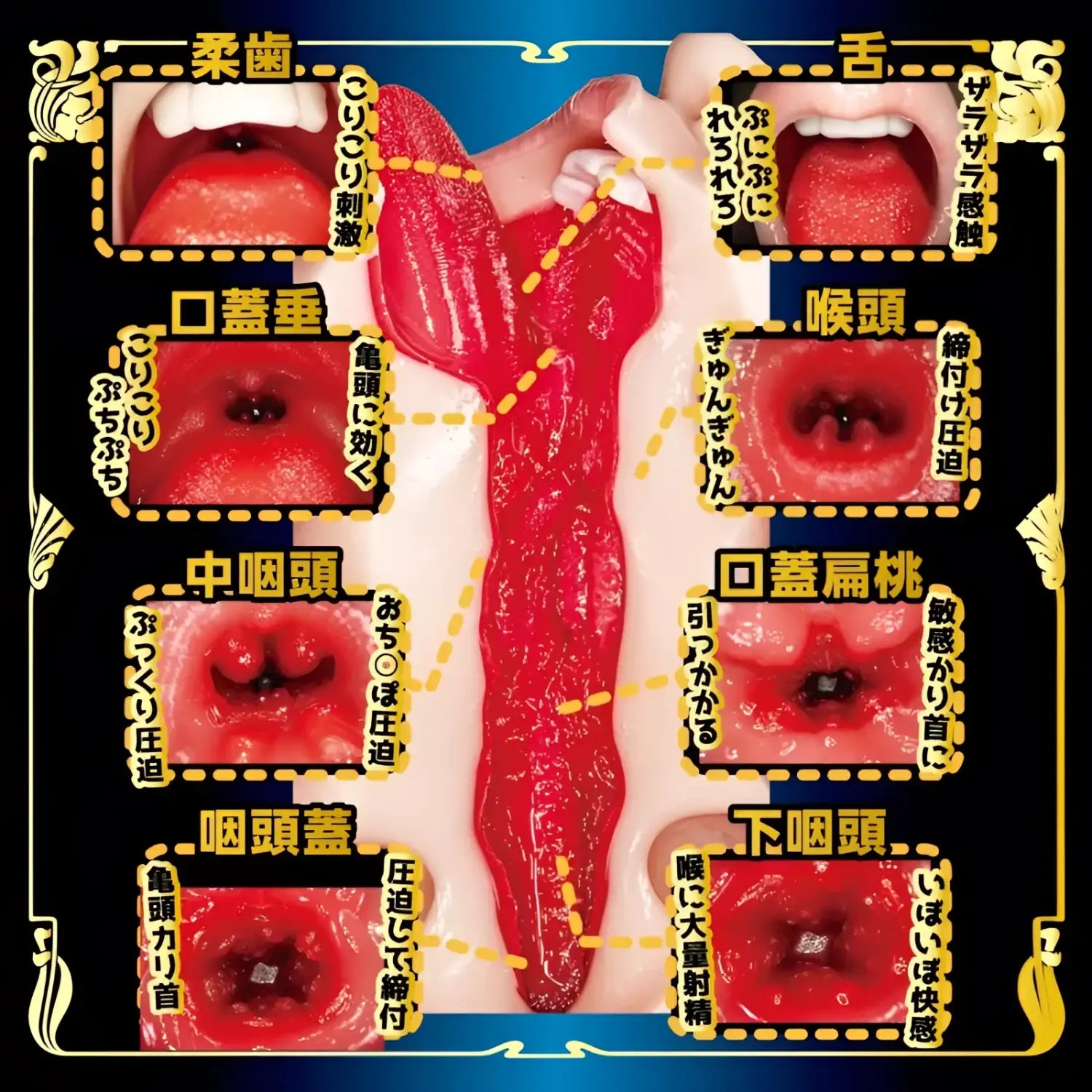 Anime Blowjob Oral Onahole Sex Toy 805