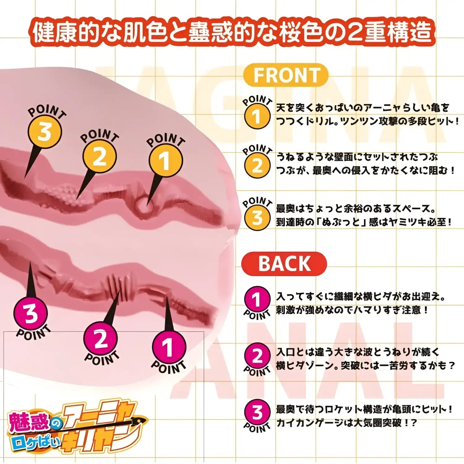 Anya Kiriyan Fascinating Location Pai Anatomical Sex Toy Anime Doll 254