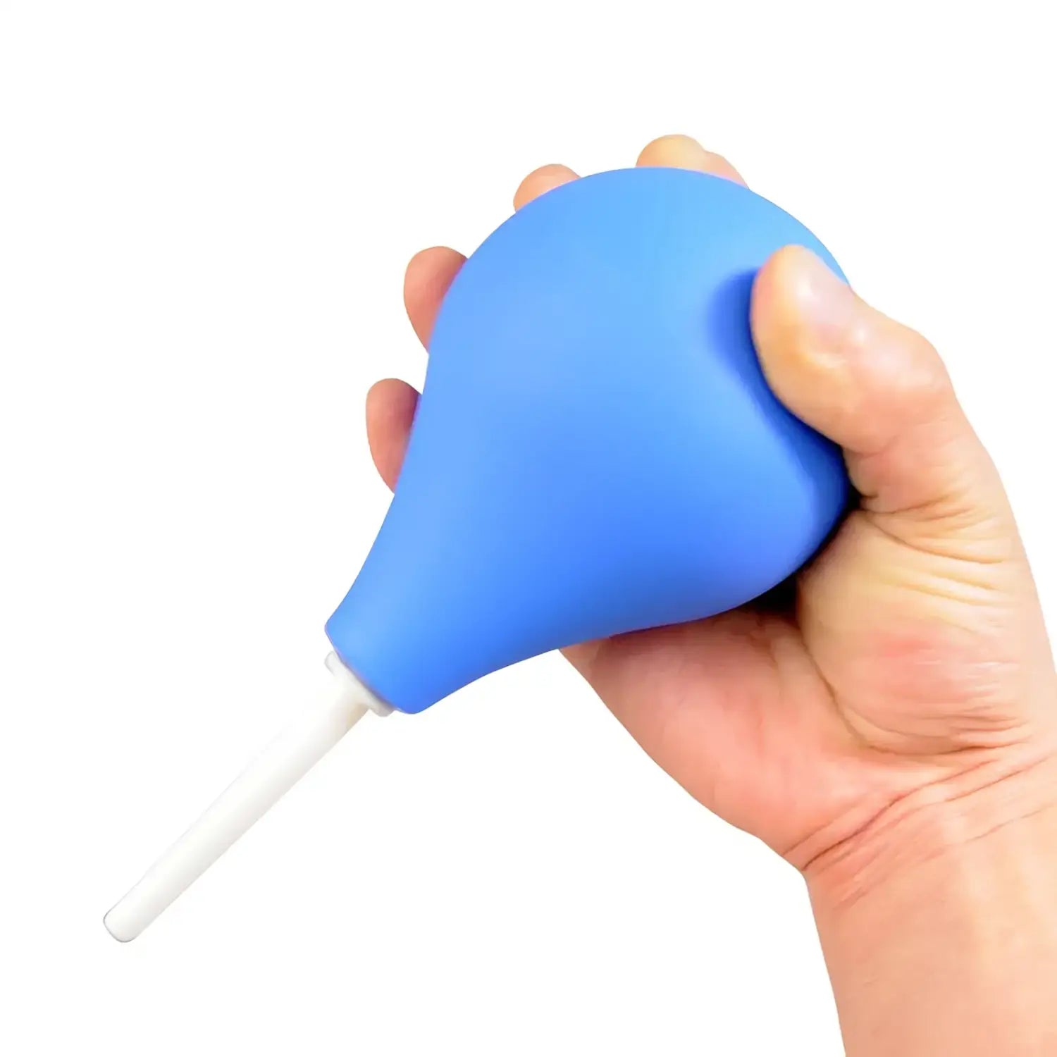 Cleaning Enema Long Nozzle Irrigator Blue Bulb Syringe Accessory 412