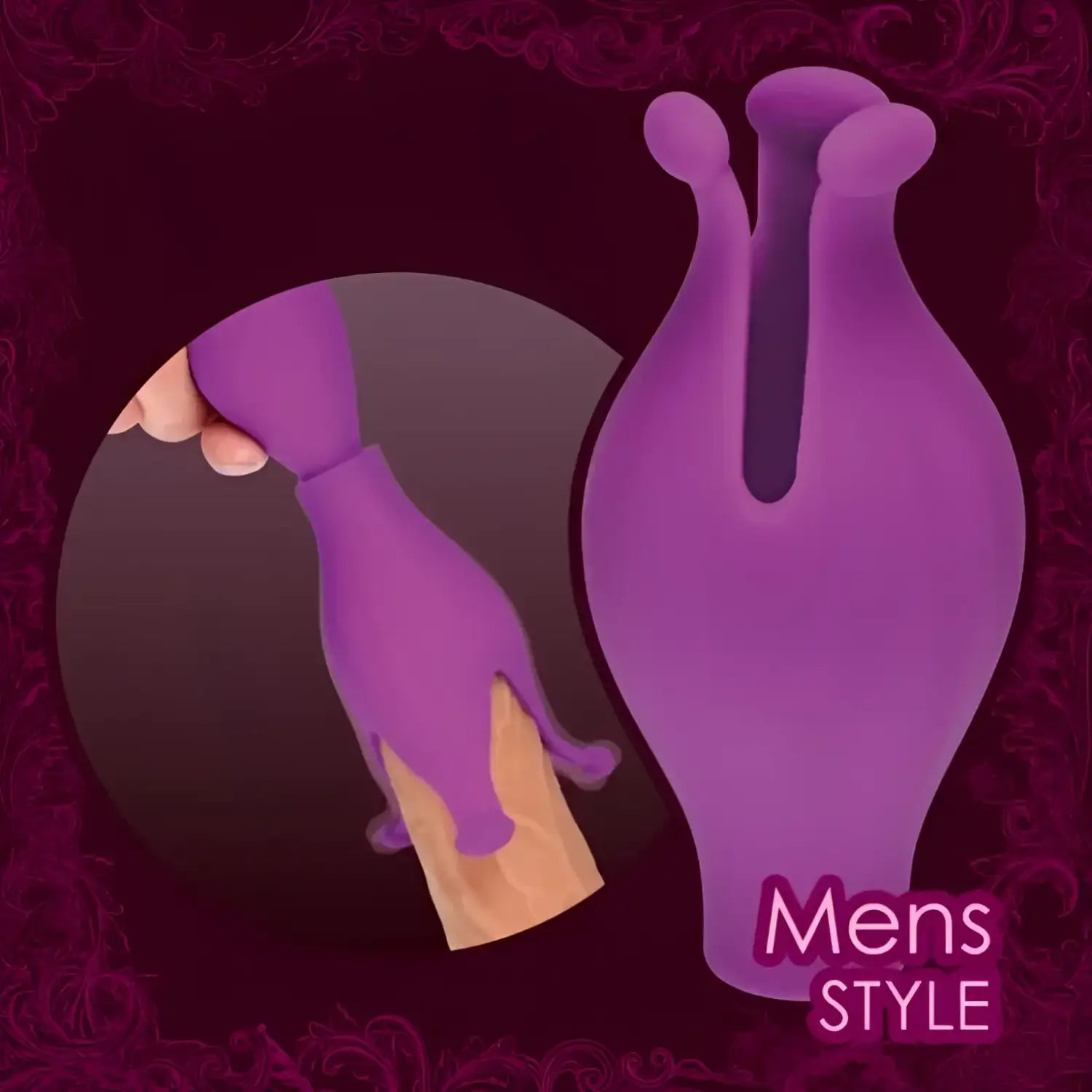 Dualady 5 Way Foreplay 5 In 1 Unisex Vibrating Prostate Massager Purple Male 129