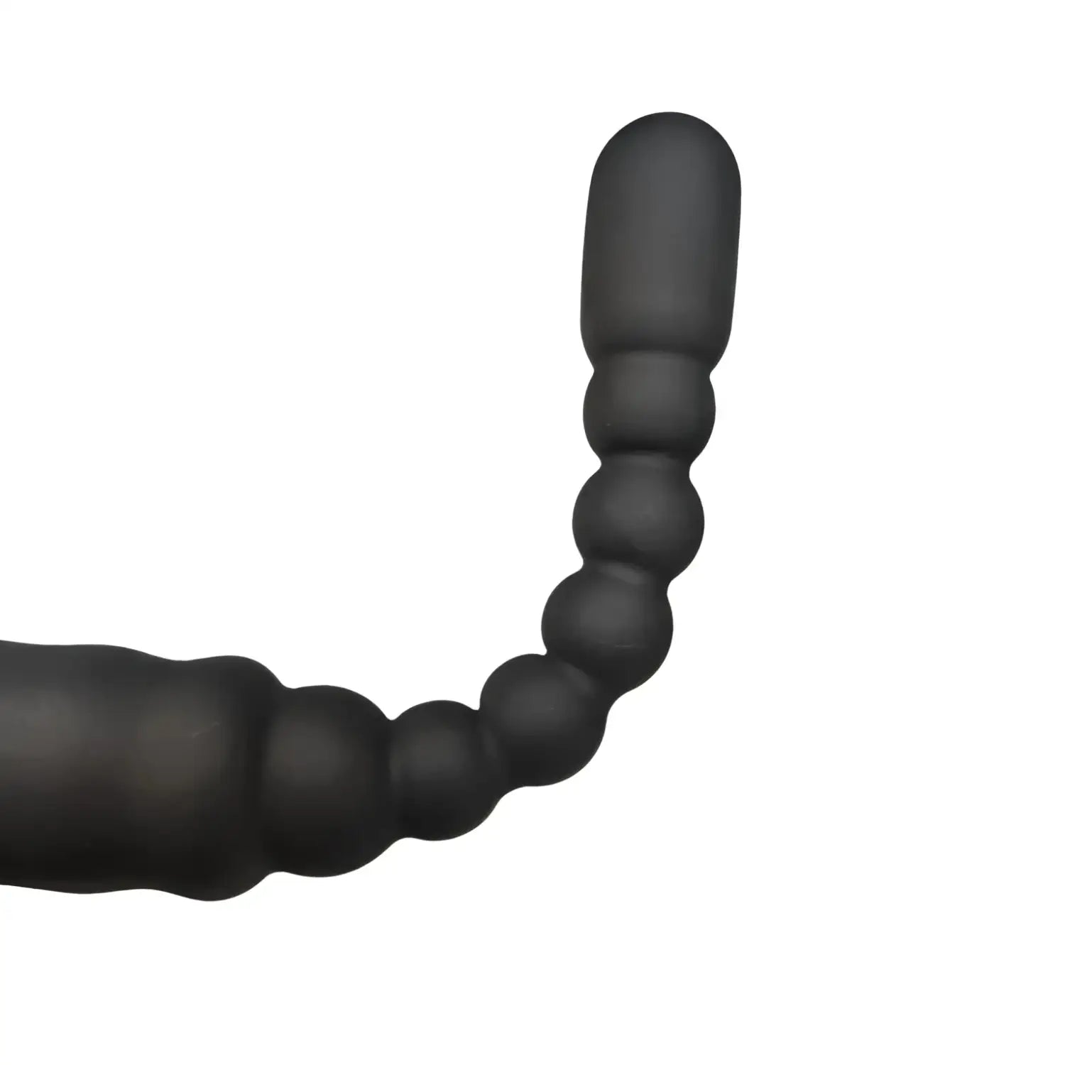 Electric Anal Probe Sex Toy Black Beaded Flexible 470