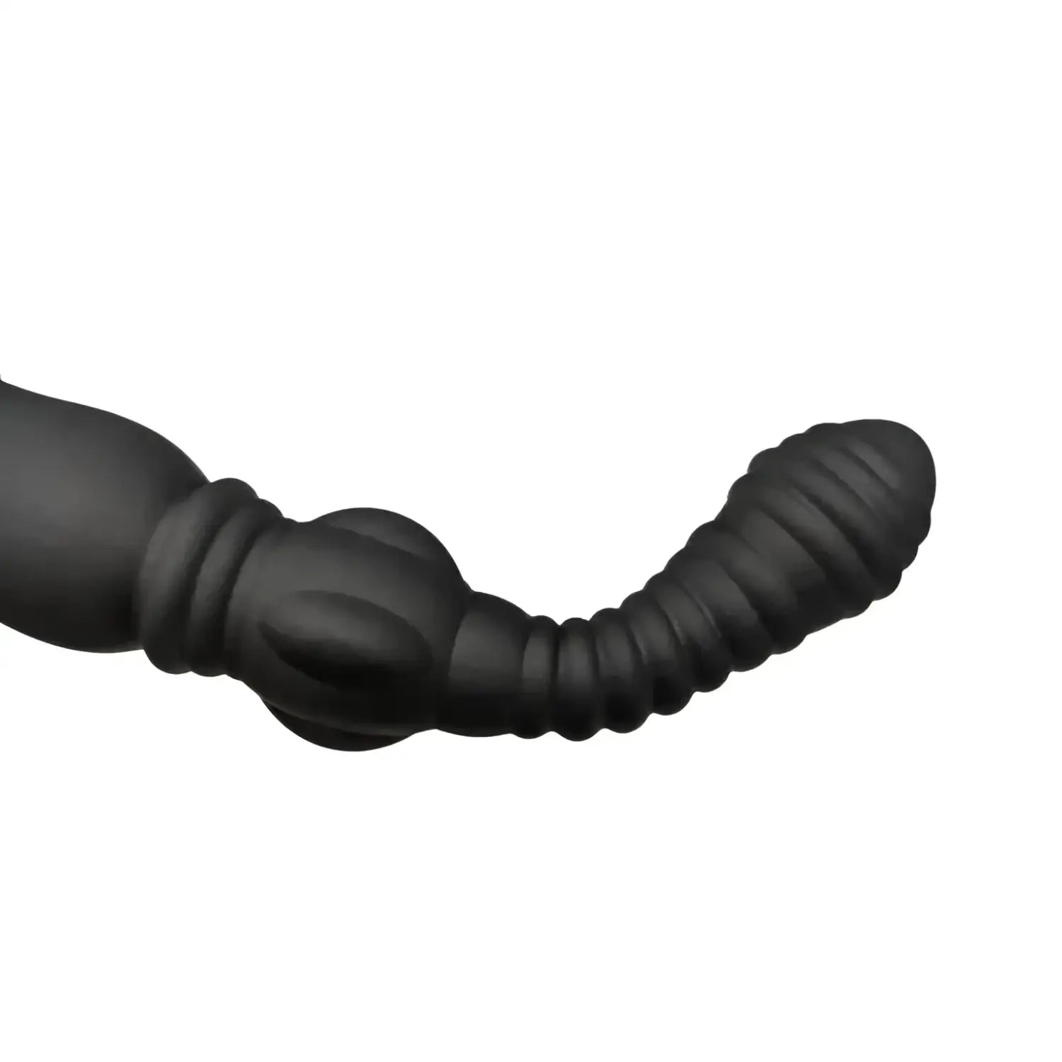 Electric Anal Probe Sex Toy Black Ribbed 107