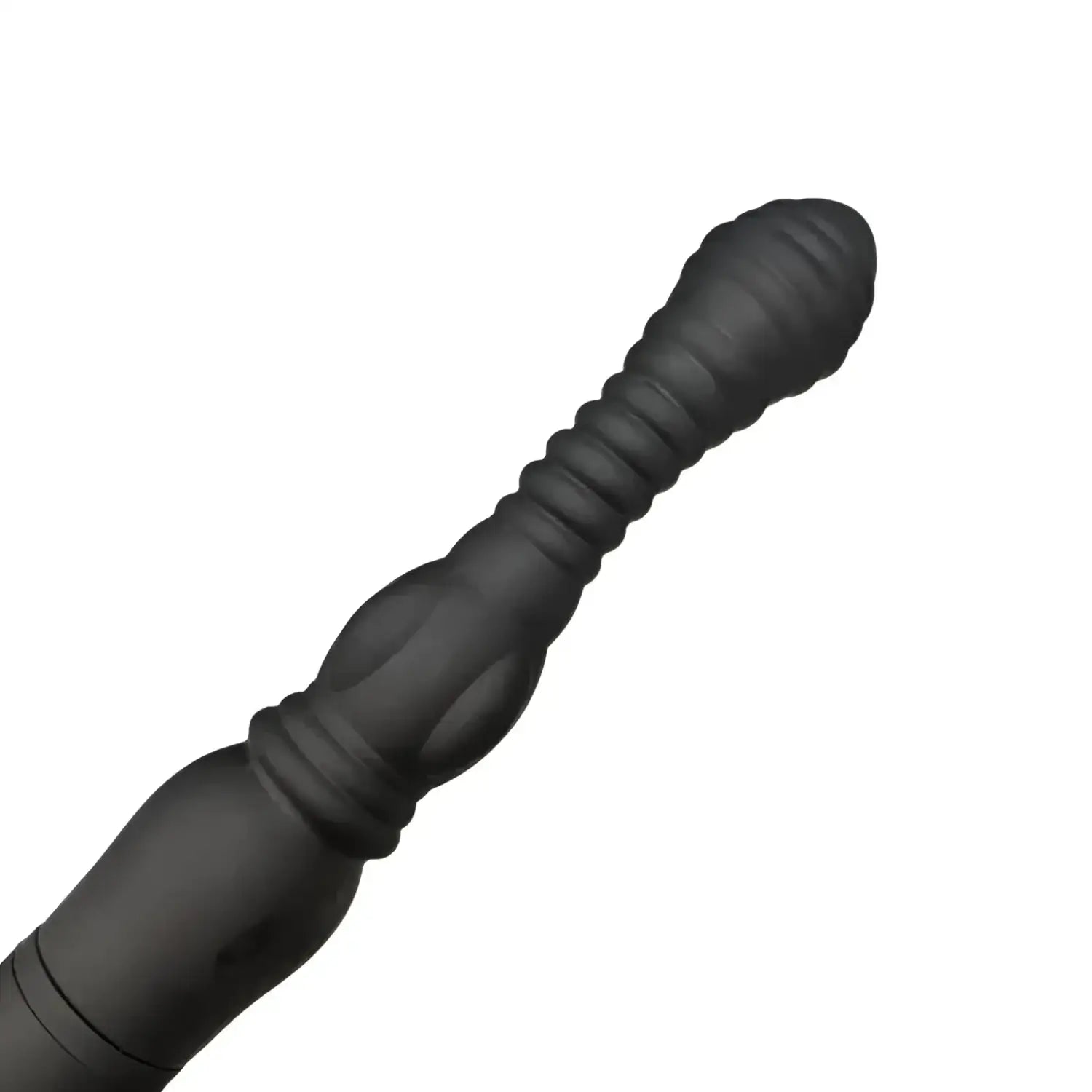 Electric Anal Probe Sex Toy Textured Black 109