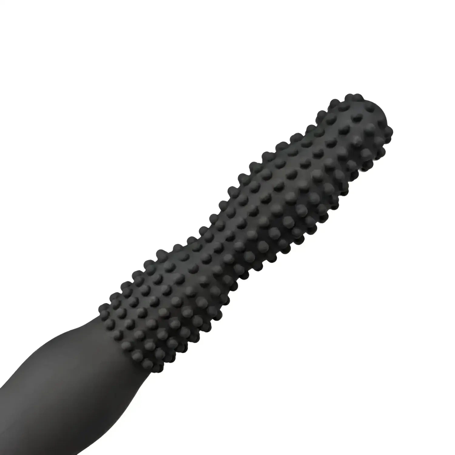 Electric Anal Probe Sex Toy Textured Black Massage 584