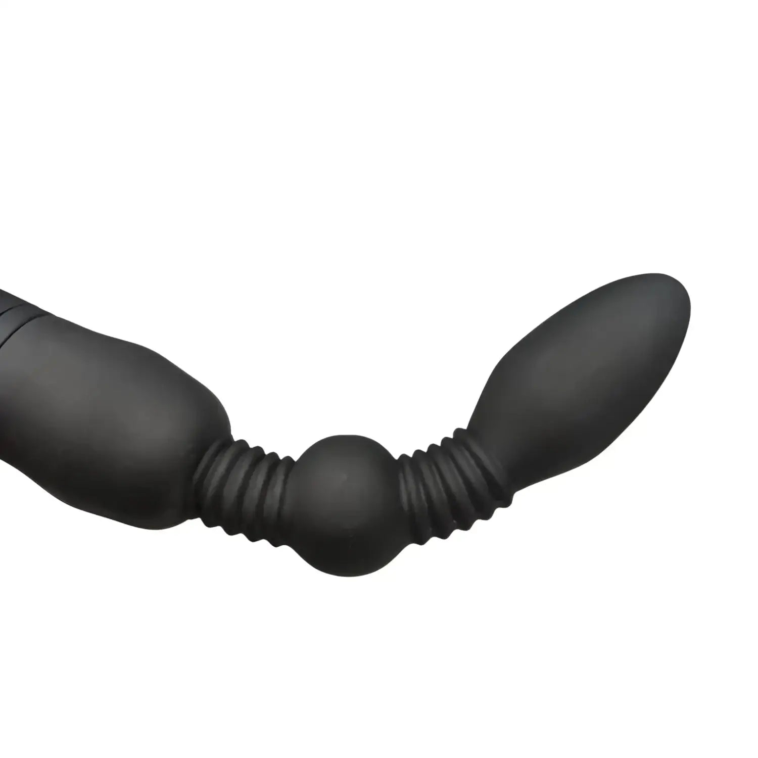 Flexible Anal Probe Sex Toy Toys Black Ribbed Double Ended 536