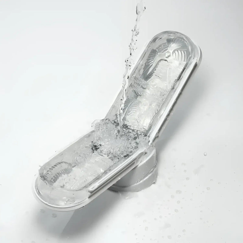 Tenga Flip Hole with flip-open design makes cleaning easy and features a sleek water fountain
