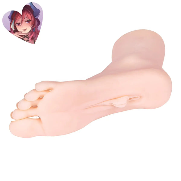 Realistic XTC Japan succubus sole foot fetish silicone model with detailed toes