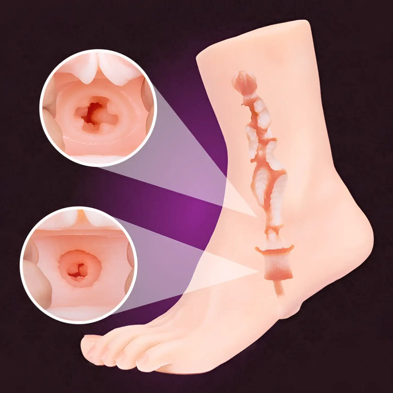 XTC Japan succubus sole foot fetish onahole with foot ulcer illustration