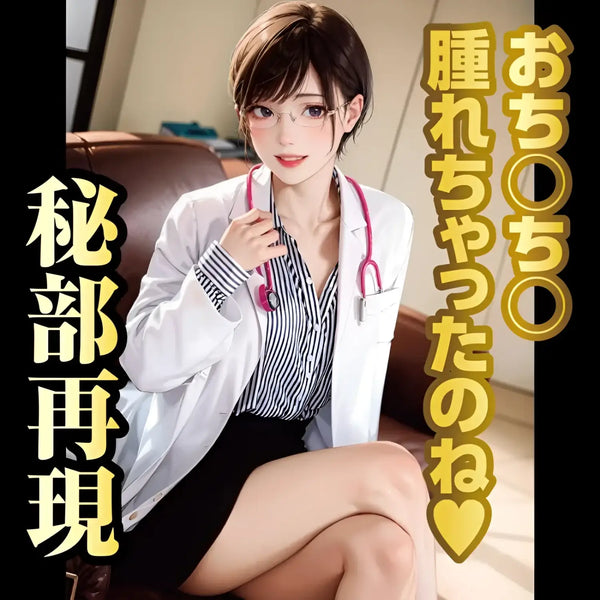 Anime-style doctor with stethoscope from Actress Forbidden Nurse Extreme Desire Onahole