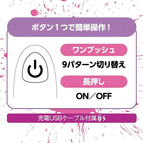 Button operation instructions for Frenzied Lust Eimi Fukada Throat Electric Masturbator
