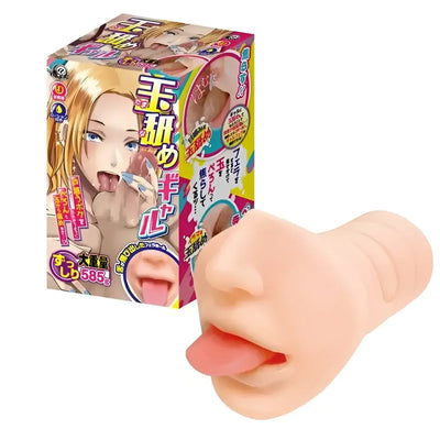 Adult toy in anime-style packaging for Japan Ball Licking Gal Blowjob Onahole