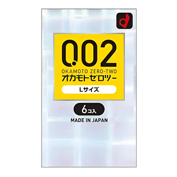 Okamoto Zero Two 0.02 Condoms large size pack for a glamorous butterfly experience