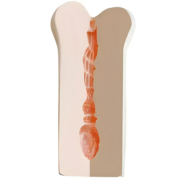 Textured flesh-colored K2Man Ketsuman Forbidden Ultra Pleasure Onahole for ultimate fun