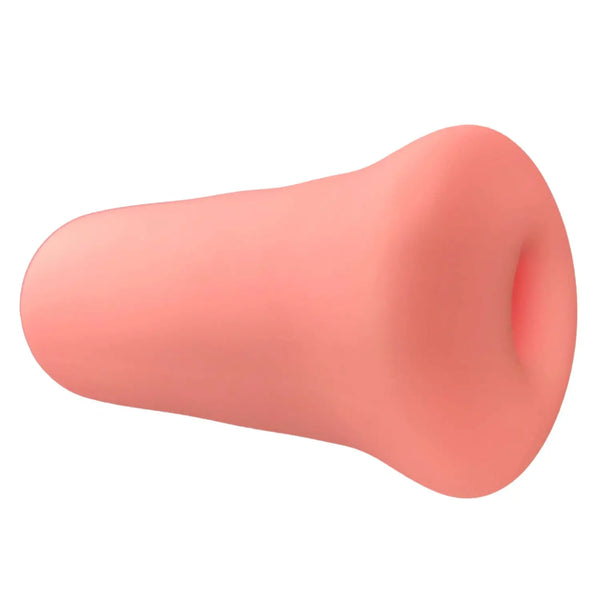 Pink textured cylindrical sex toy from Sakiko’s Seductive Anime Onahole collection