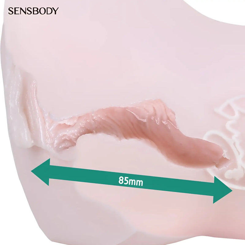Sensbody Goddess Asia 10.H Min Burung Korean VTuber onahole with 85mm silicone finger sleeve
