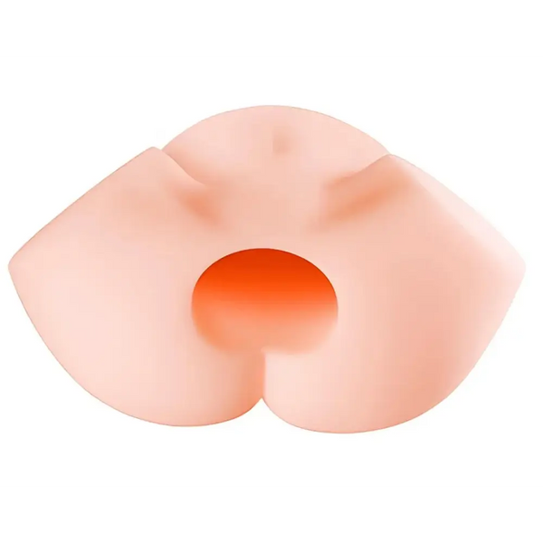 Mode Design Secret Peach Hip adult toy with soft silicone and central opening