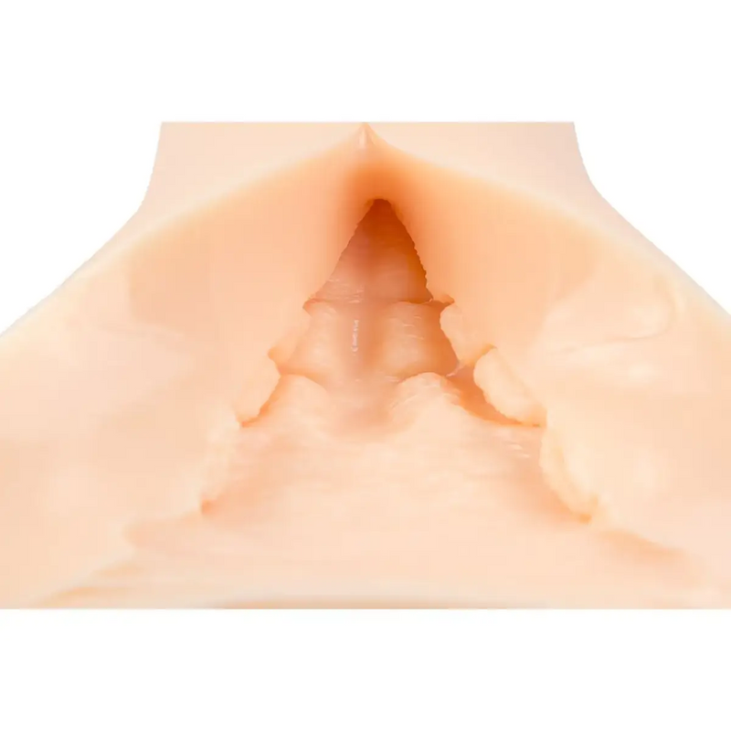 Tomax Muses Fillo firm onahole in flesh-colored silicone earbud case