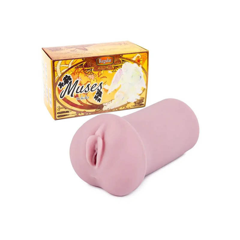 Pink TOMAX Muses Kokalo onahole with textured silicone opening