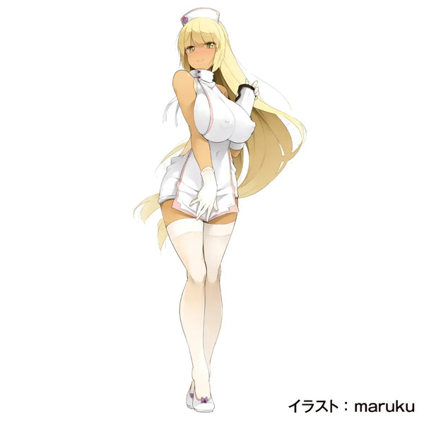 Anime nurse with blonde hair for Puni Ana-roid 7 Nub Wrap Piston Vibrating Masturbator