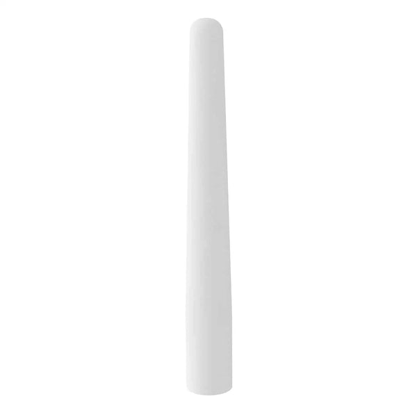 White cylindrical Onahole Dry Stick for easy cleaning and use with Gold Ethanol Disinfectant
