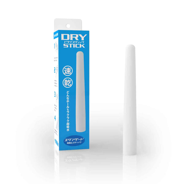 White Onahole Dry Stick and packaging ideal for maintaining your project hole with gold ethanol disinfectant