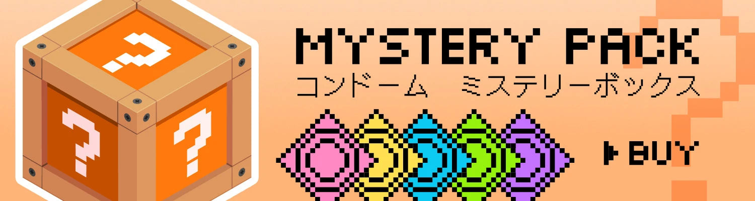 Onahole Station Banner For Mystery Pack For Condoms