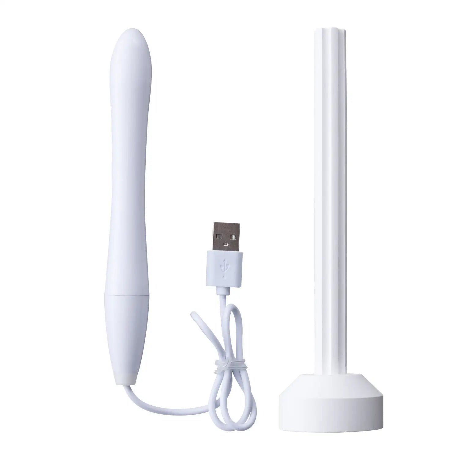 Onahole Super Convenient Set Masturbator Warmer Dry Stick White Wand Massager 226