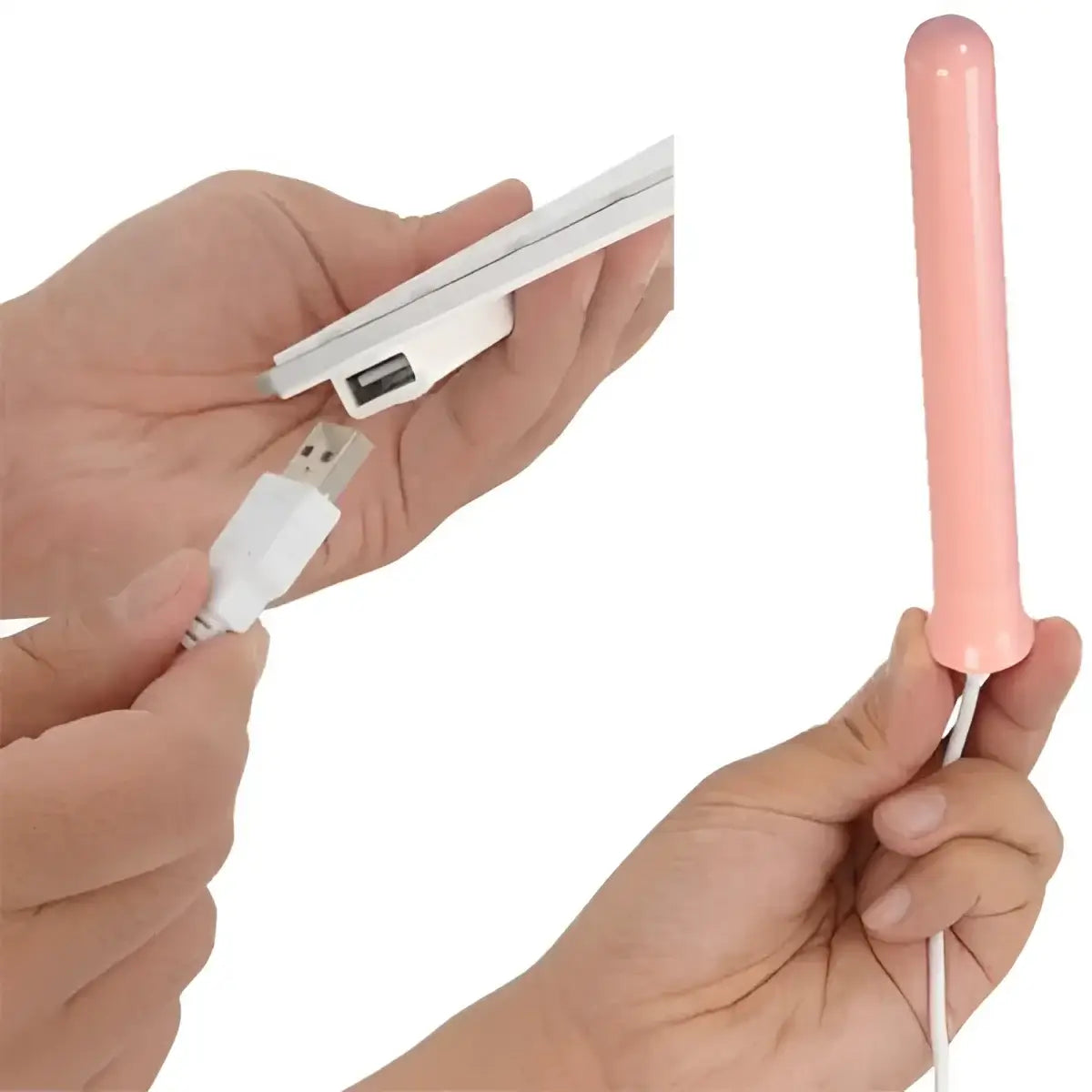Onahole Warmer True Vagina Temperature Simulation Pink Cylindrical 434