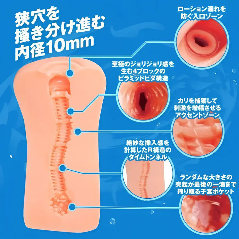 Flesh-colored Pichi-Kitsu Lover Girl Ultimate Pleasure 4D Structure Anime Onahole