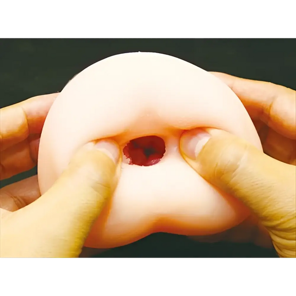 Pink white princess knight nose model with red nostril and soft bumps