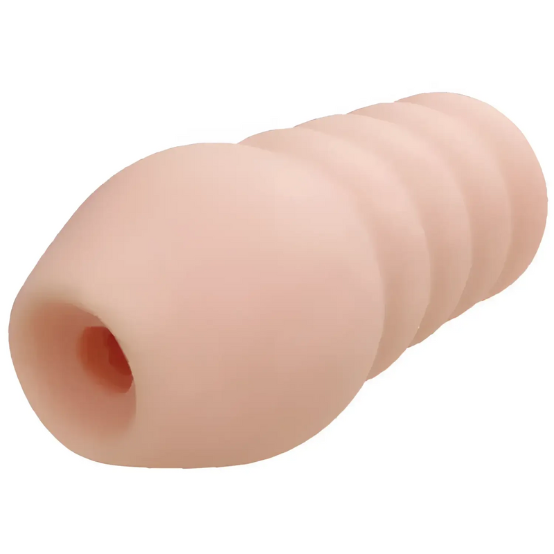 Flesh-toned ribbed sex toy from 6-Demon Series Lamia Assault Onahole product description
