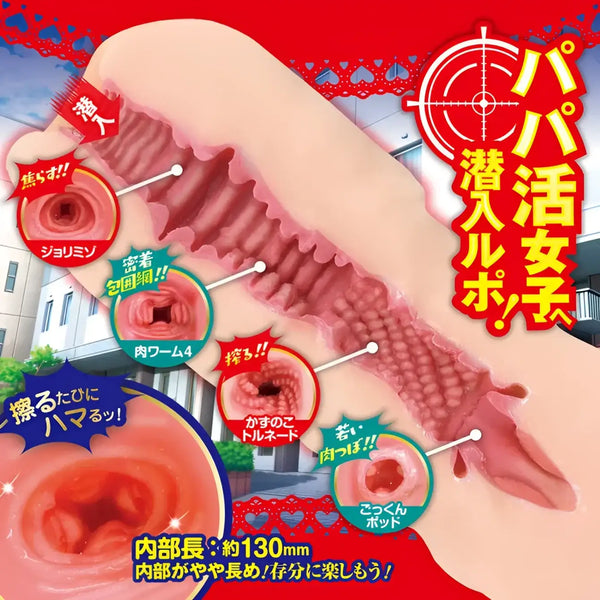 Adult toy with internal textures from Papa Girl Series E-chan for realistic pleasure