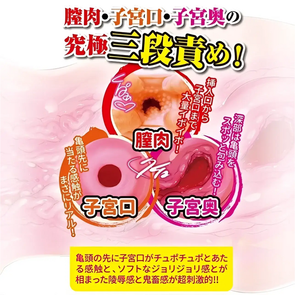 Kanchitsu Series Uterus Penetration Hardcore Womb Masturbator showcasing realistic product features