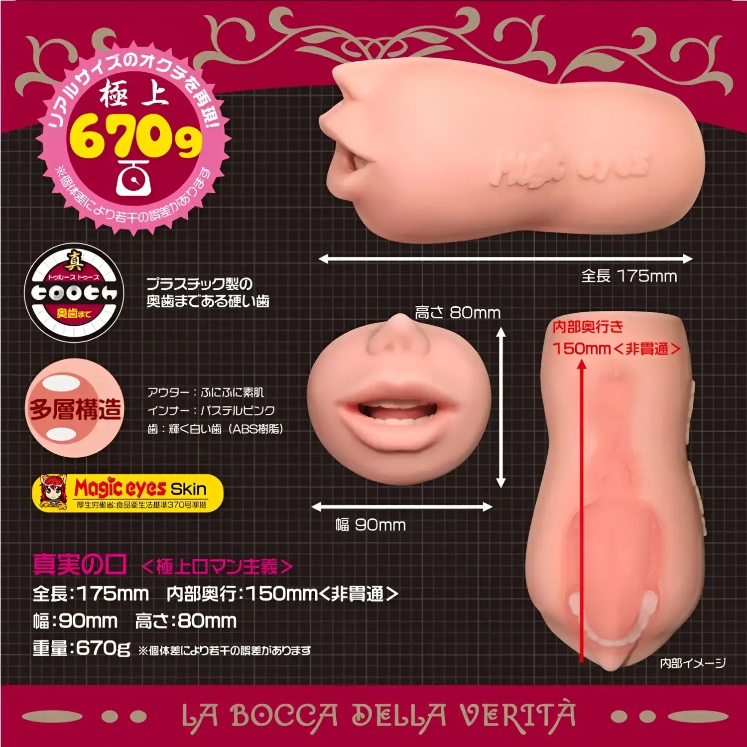 Real Mouth Deepthroat Suction Masturbator 295