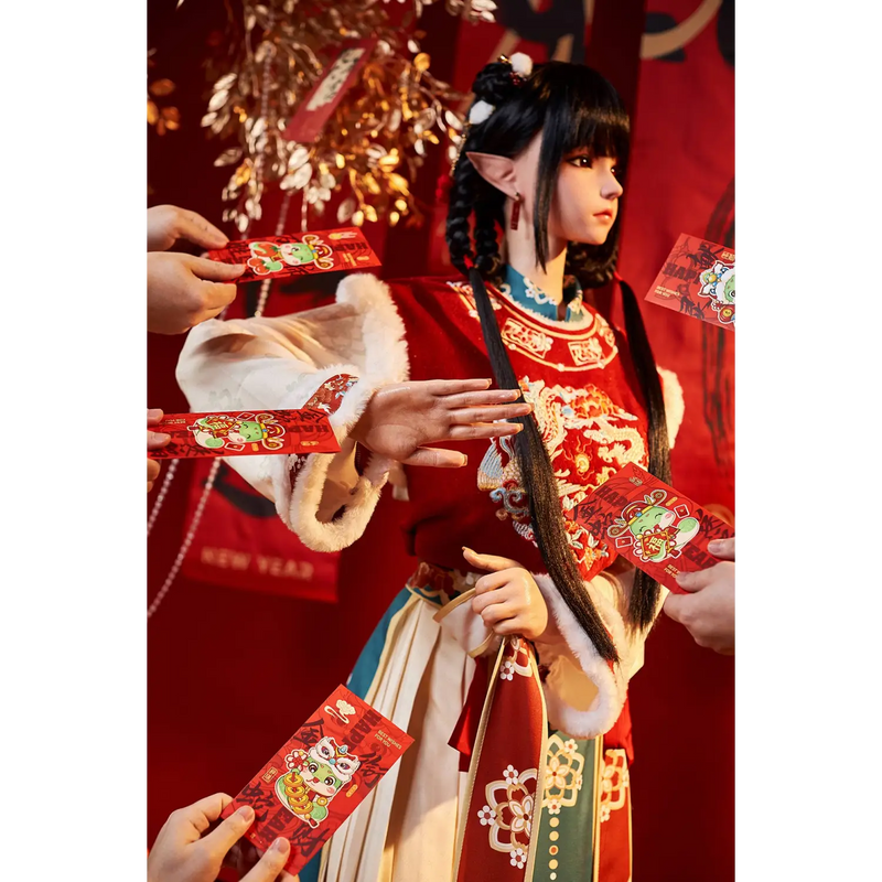 AITIA red envelope silicone sex doll with Chinese New Year design