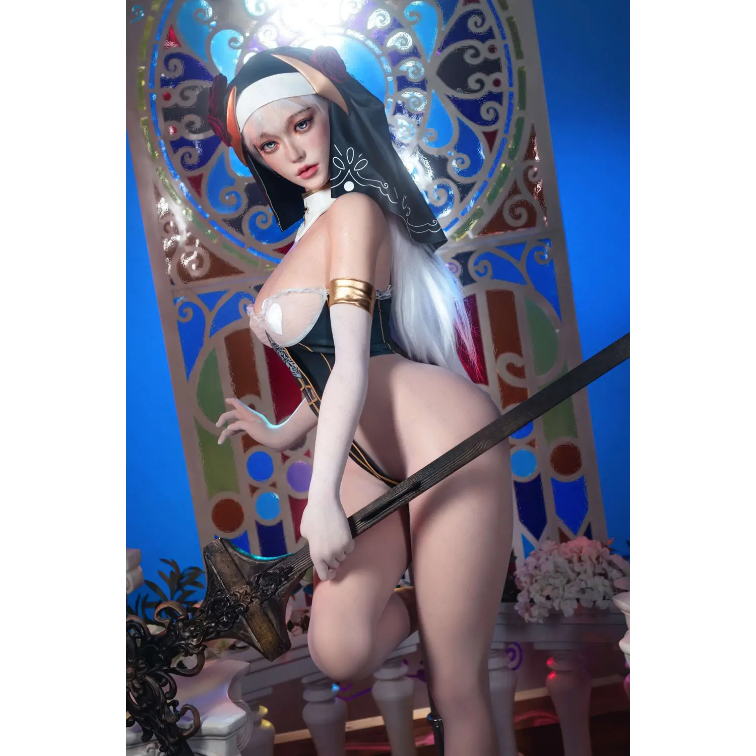Sex Doll Silicone Aitia Nun Themed F8f8f8 F1f1f1 Physical Skin Texturing 402