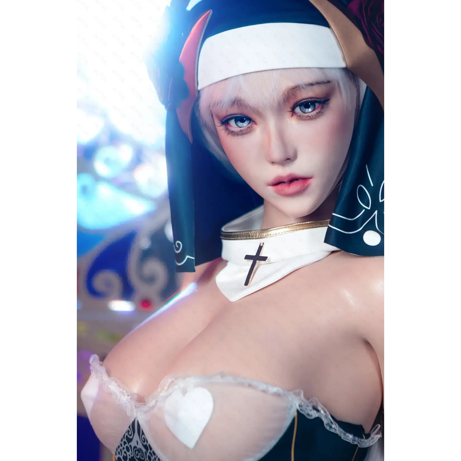 Sex Doll Silicone Aitia Nun Themed F8f8f8 F1f1f1 Physical Skin Texturing 957