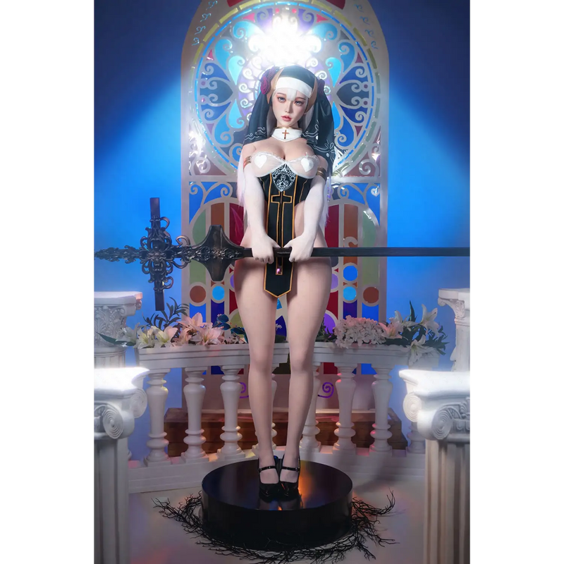 Aitia silicone sex doll: anime Nymphaea nun with sword model