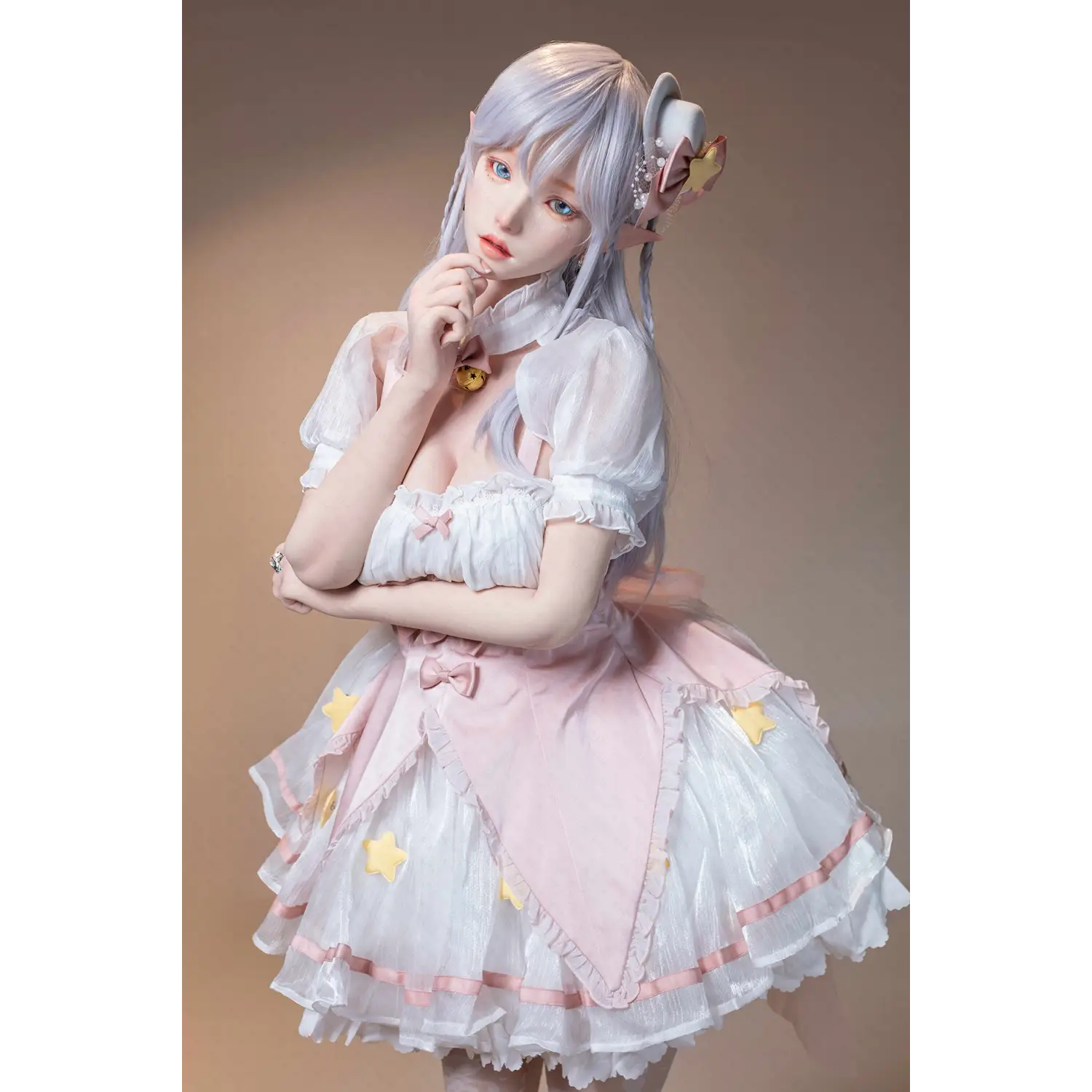 Sex Doll Silicone F1f1f1 Ultra Makeup Physical Skin Texturing Aitia Long Silver 916