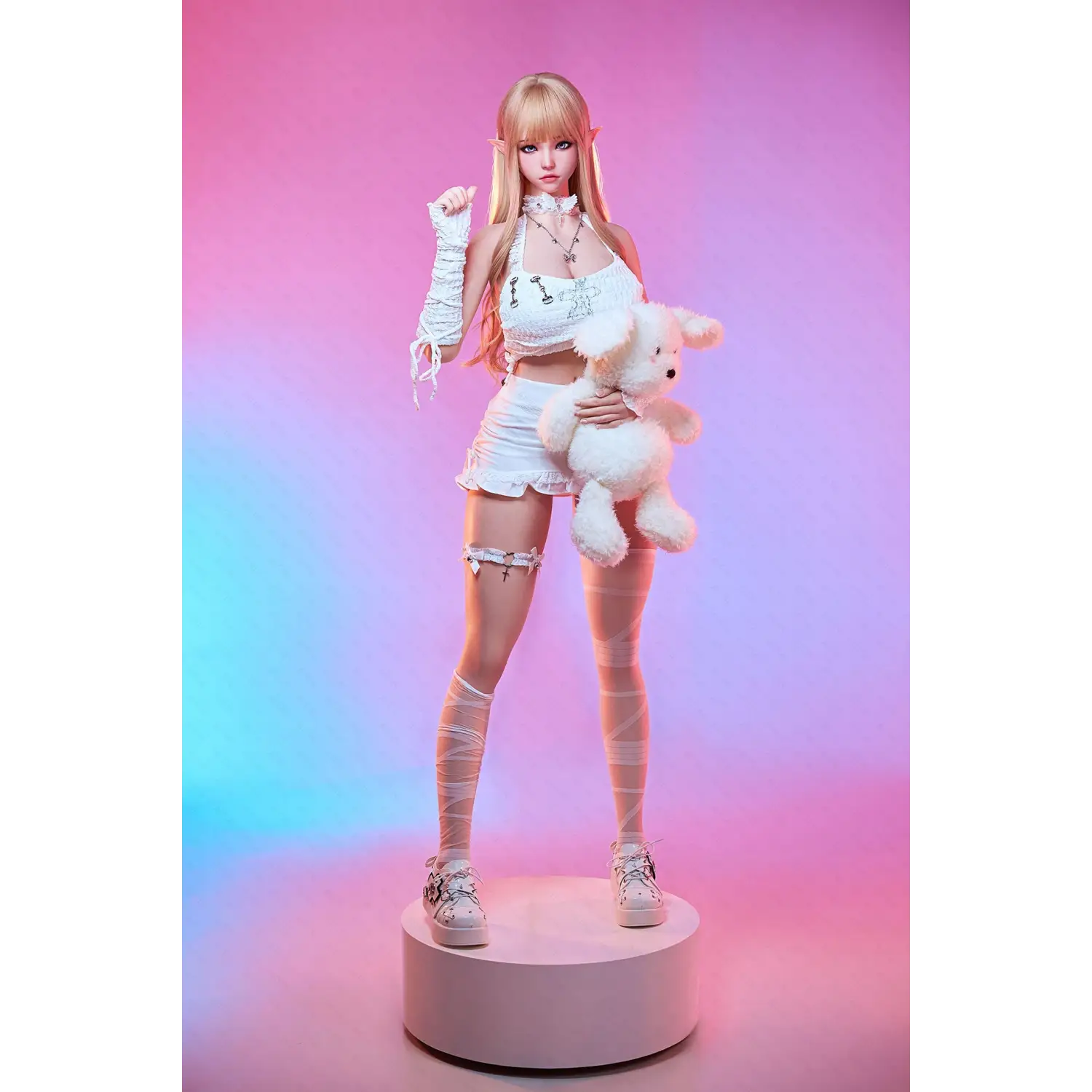 Sex Doll Silicone Pro Makeup Skin Texture Dolls Evo Skeleton Aitia Long Blonde 470