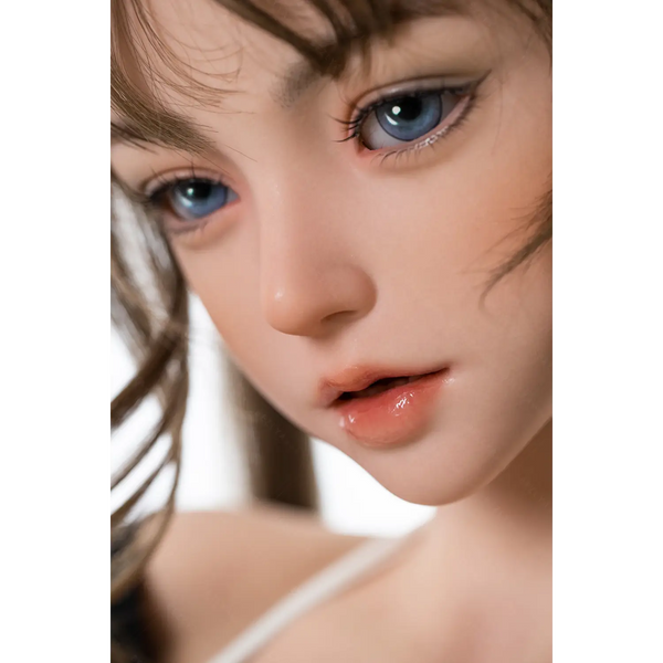 White lace camisole on AITIA Otaku Girl 155cm silicone sex doll