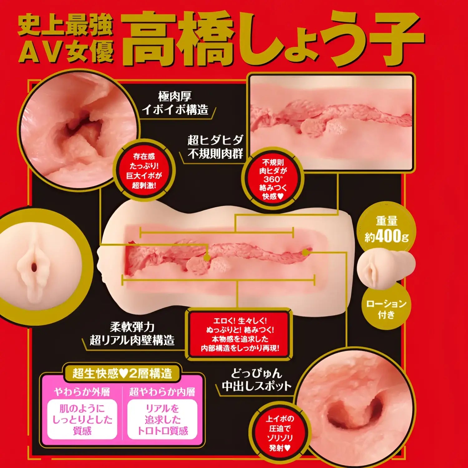 Shoko Takahashi Japanese Real Hole Ultra Adult Toy Internal Jav Onahole 202
