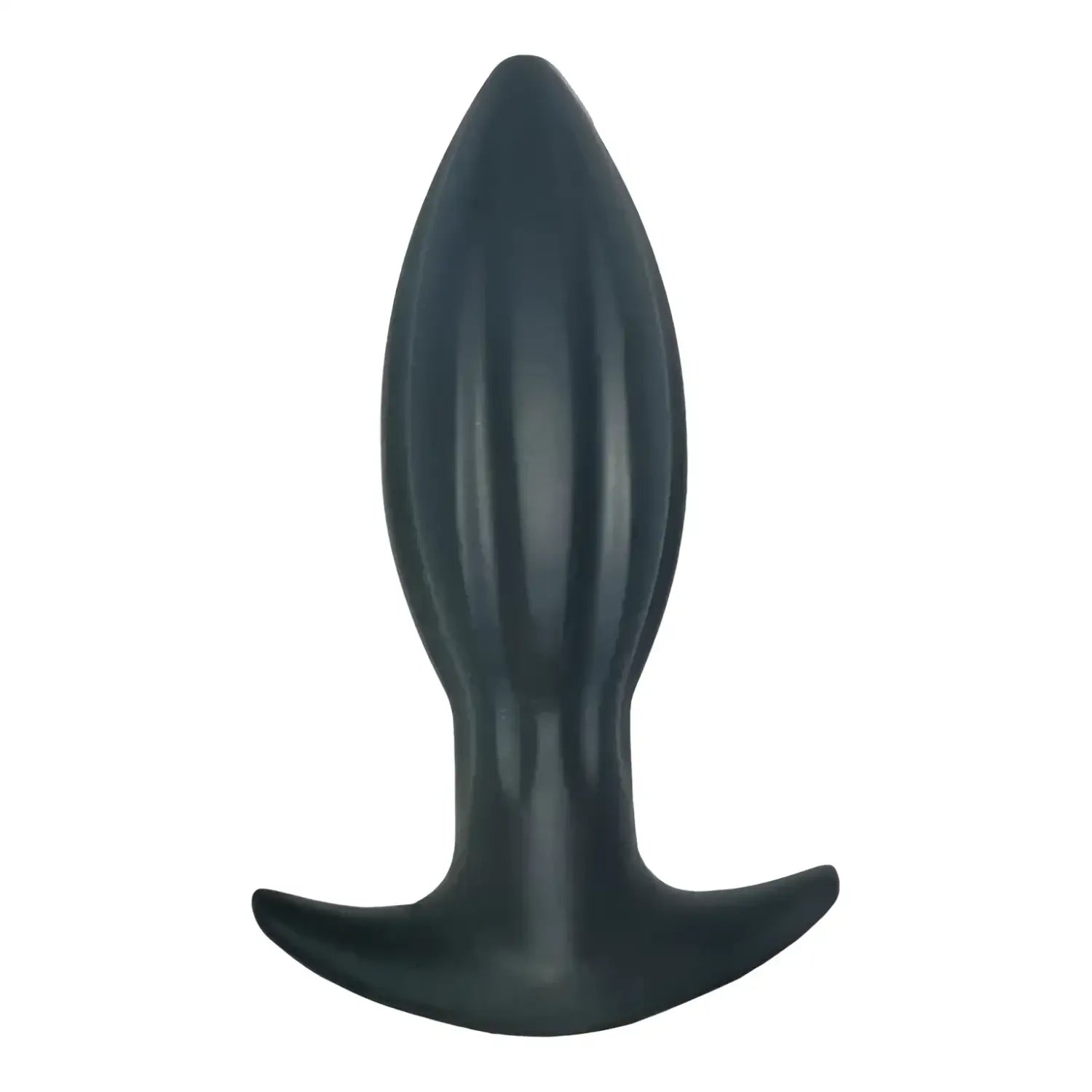 Silicone Butt Plug Japan Snack Packaging Backfire Newbie W Back Smooth Dark Gray 592